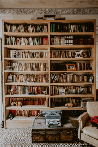 Bookcase Full of Books. 