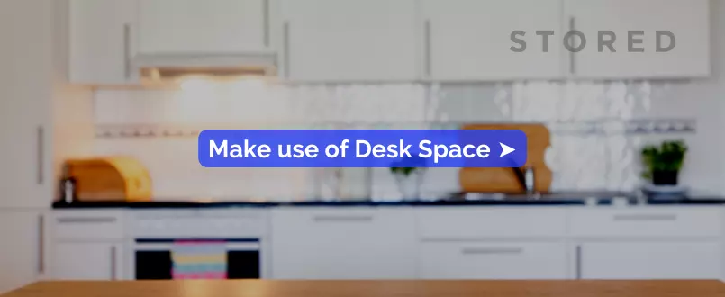 Make use of Desk Space - Brilliant Small Space Toy Storage Ideas That Will Make Your Life Easier
