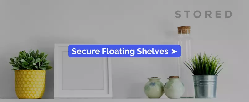 Secure Floating Shelves - Brilliant Small Space Toy Storage Ideas That Will Make Your Life Easier