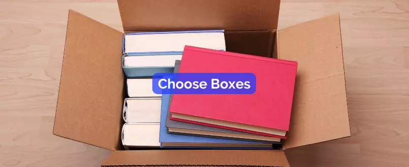 Choose Boxes for Packing Books